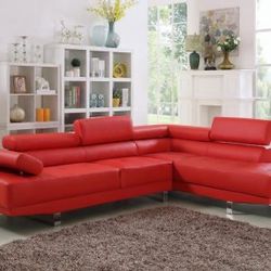 Sectional Leatherette Brand New 