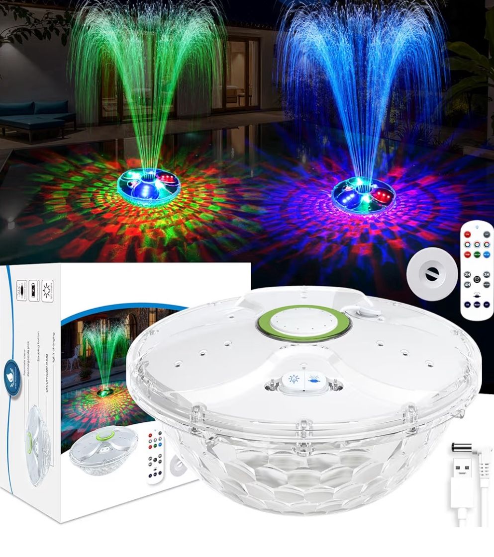 Floating Pool Fountain
