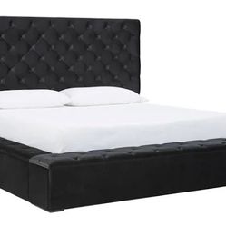 Ashley Furniture Lindenfield Black Upholstered Bed