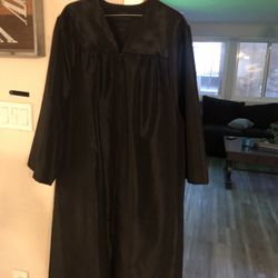 Black Graduation Gown 