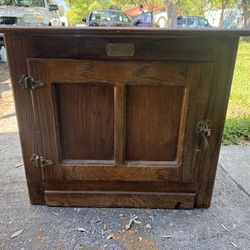 Antique White Clad Furniture TV Stand