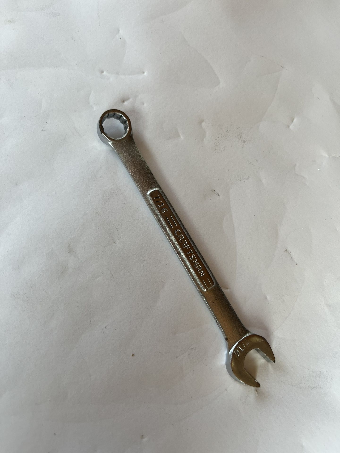 Craftsman 7/16 “ Combo Wrench Forged In USA