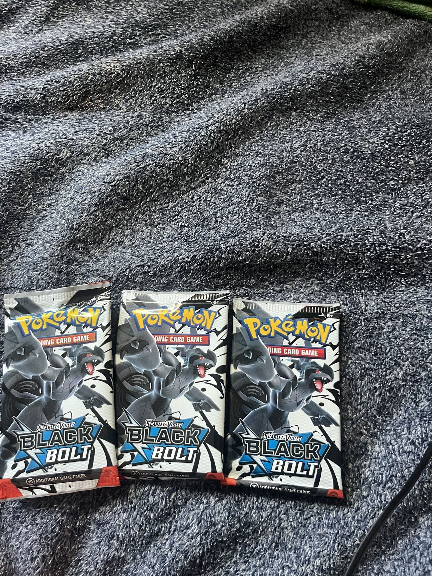 3 Packs of Black Bolt 