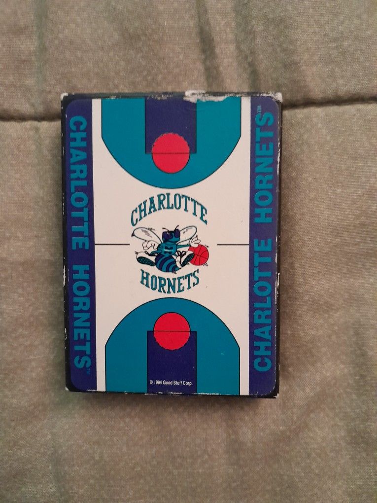 VINTAGE CHARLOTTE HORNETS PLAYING CARDS