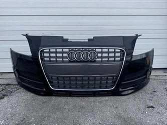 08-10 Audi TT Front Bumper Cover Black OEM