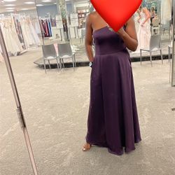 David’s Bridal One Shoulder Dress 