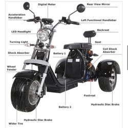 For Sale: Electric Trike Scooter – $2,000 OBO