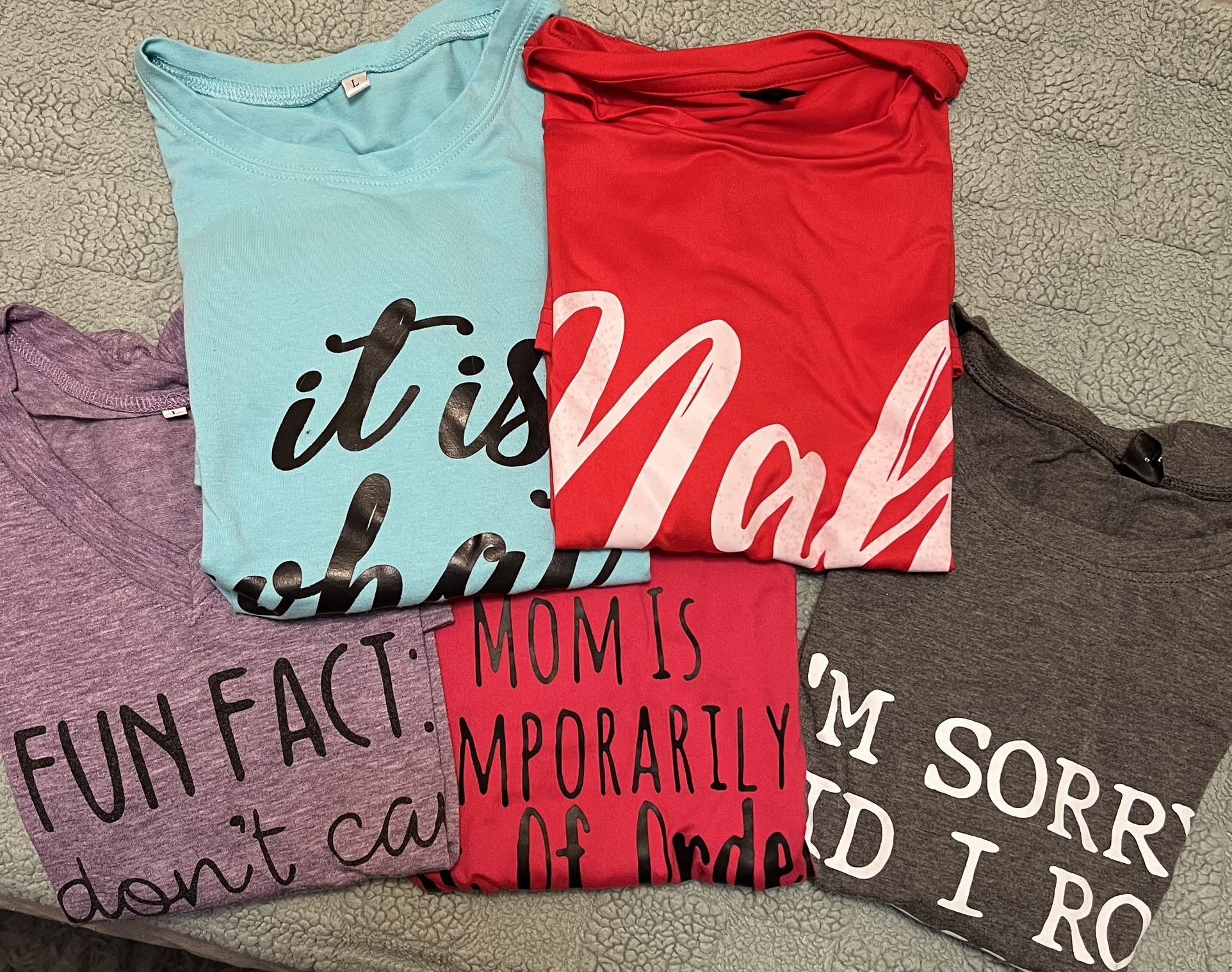 5 Women’s Novelty t-shirts
