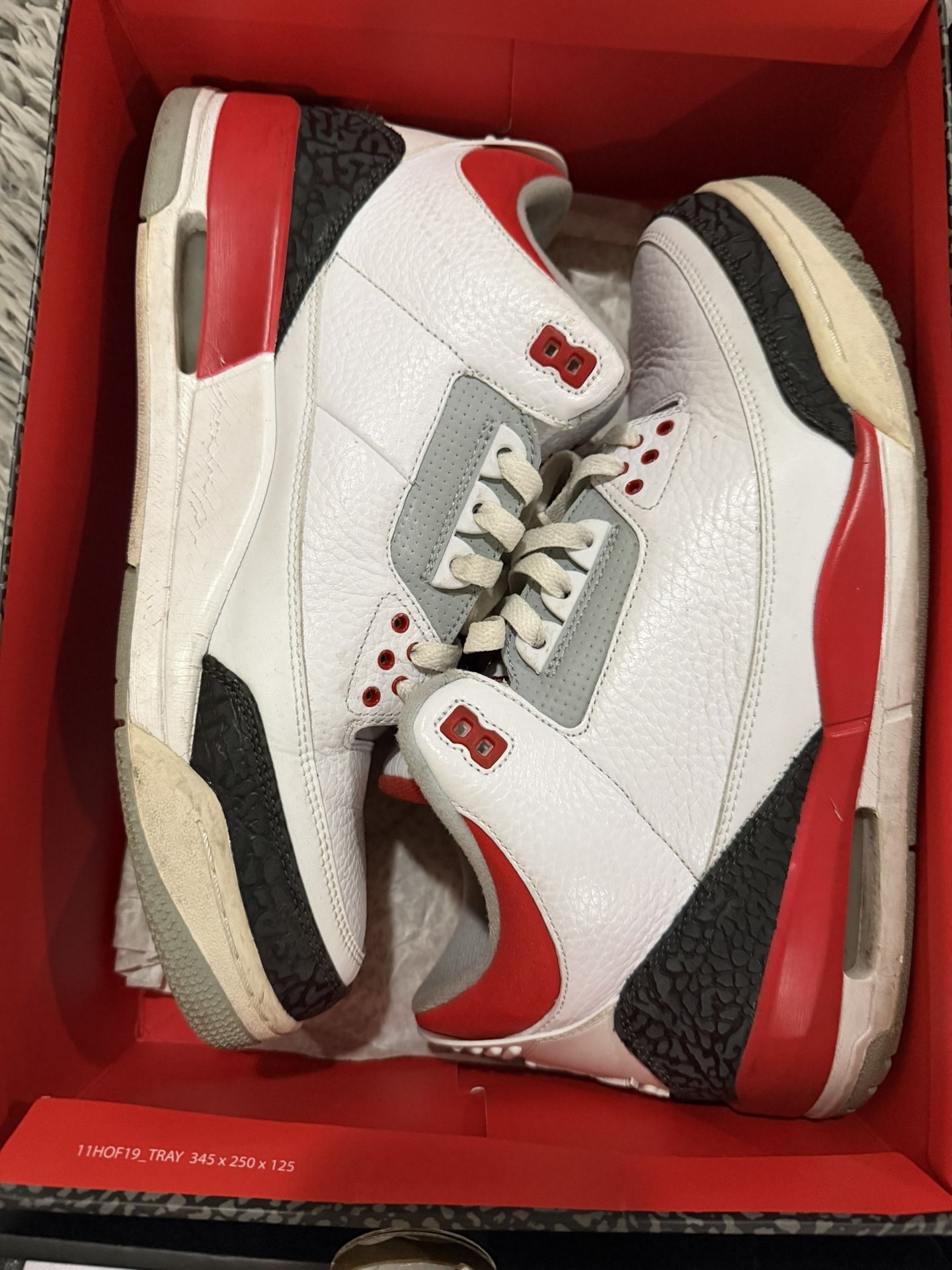 Jordan Fire Red 3 Size 12
