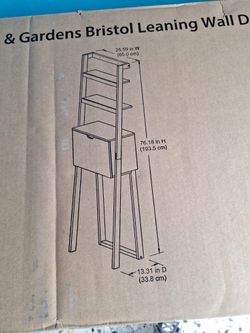 better homes & gardens Bristol leaning wall desk