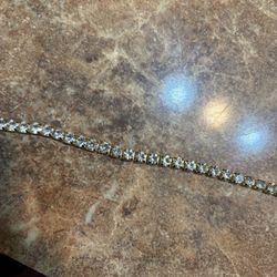 Moisannite Gold Tennis Bracelet 