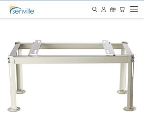 Senville Large Outdoor Ground Stand / Bracket for Mini Split (18000-36000 BTU)