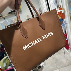 Mirella Medium Pebbled Leather Tote Bag 