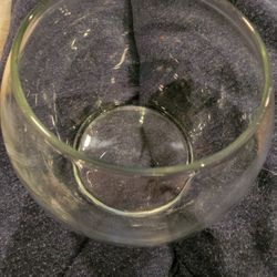 New! Glass Terrarium Bowl! 5" Diameter!!