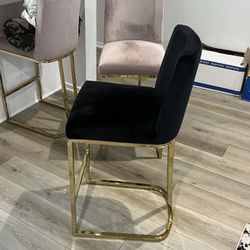 Velvet hightop Chairs 