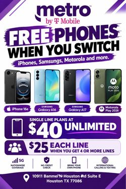 FREE WHEN YOU SWITCH