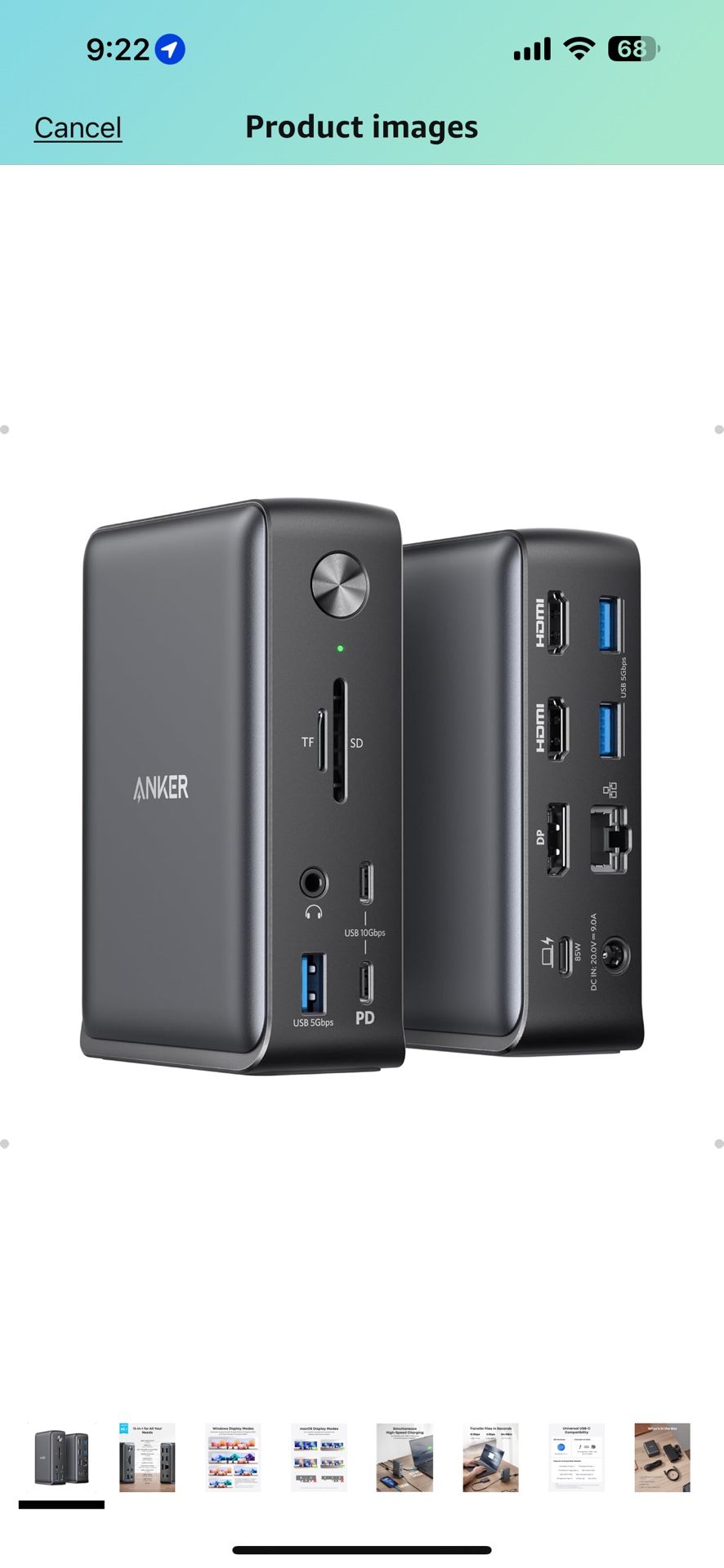 Anker Laptop Docking Station
