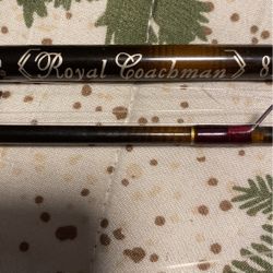 8 Ft Royal Coachman Fly Rod/ W Spinning Reel