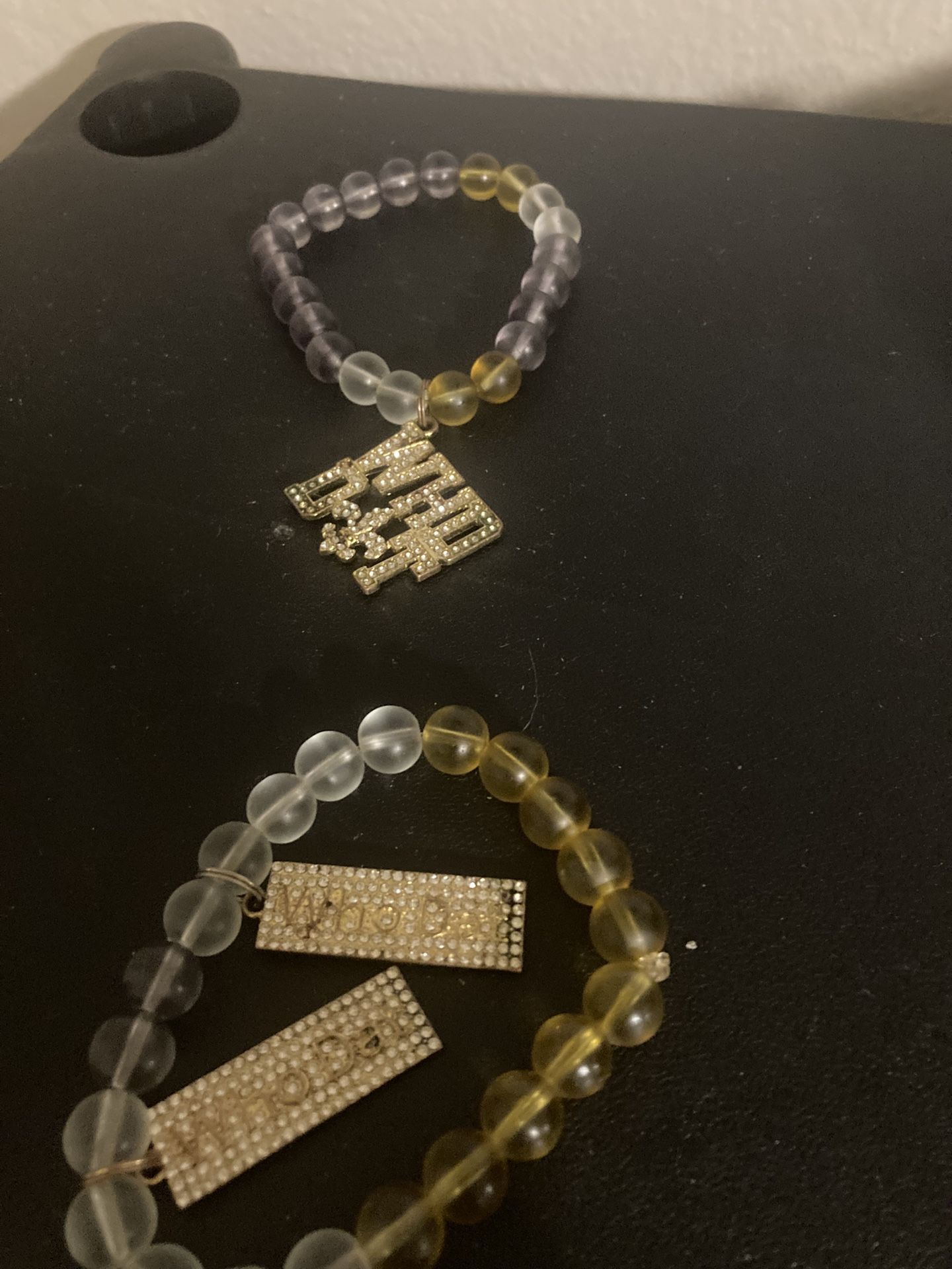 Handmade Saint charm bracelet