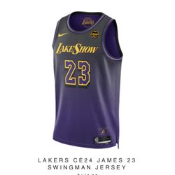 NWT LAKESHOW LAKERS NIKE LEBRON JAMES JERSEY YOUTH XL