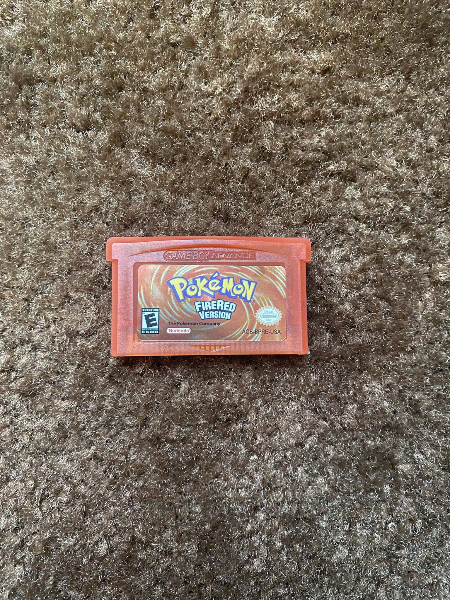 Gameboy Advance GBA Pokemon Fire Red