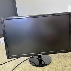 Two (2) Asus Monitors Dual Monitor Stand Included