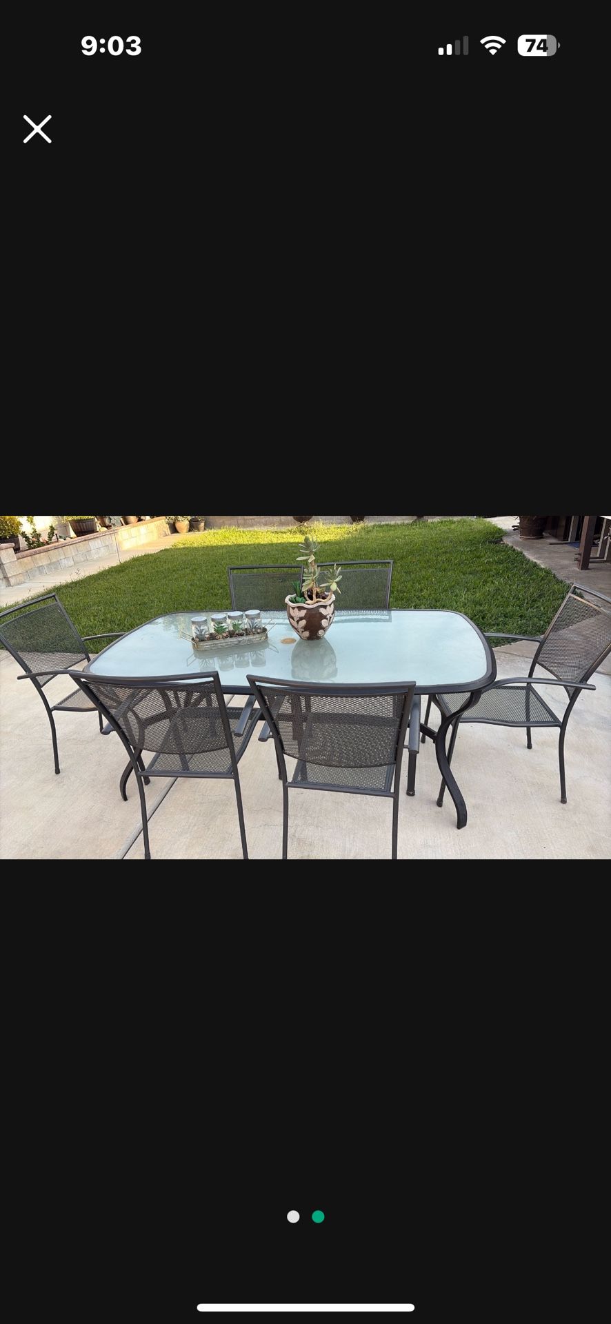 7 Piece Patio Dinning Set