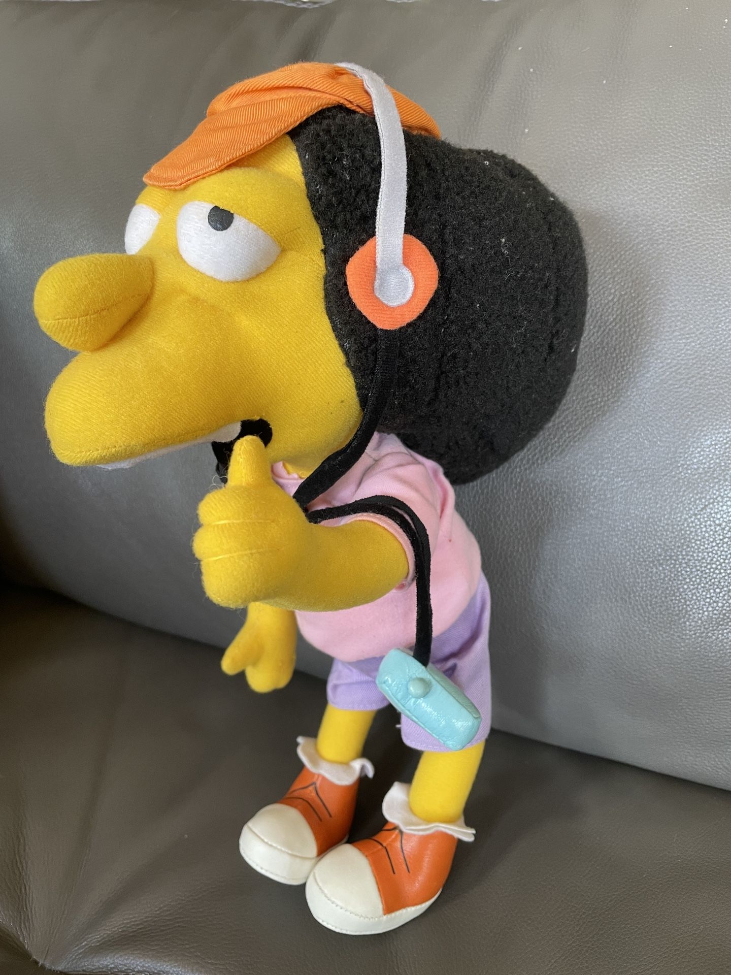 Simpsons Otto Mann Bus fashion Driver 14” Plush Collectible official (rare)