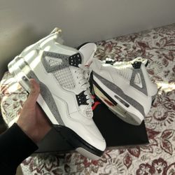 Jordan 4 White Cement