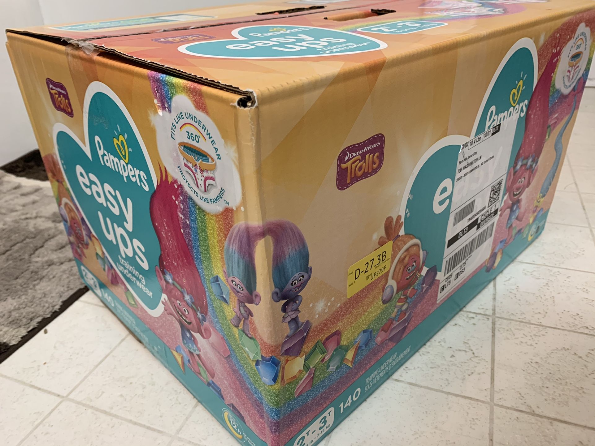 140 Count Pampers Pull Ups
