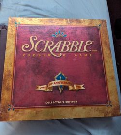 Scrabble Crossword Game 50th Anniversary Edition 1998.