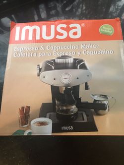 Brand new Imusa Espresso & Cappuccino maker