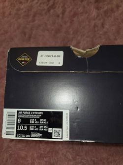 Nike Air Force 1 WTR GTX Gore-Tex Phantom Size 9