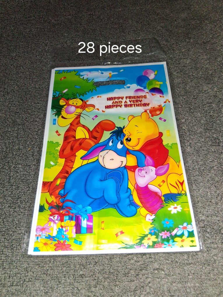 Winnie The Pooh Treat Bags 28 Pieces 
