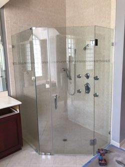 Complete Shower Glass System