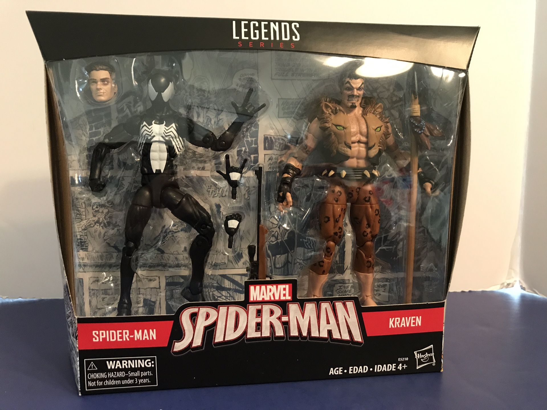 Marvel Legends Target Exclusive Black Symbiote Spider-Man and Kraven Action Figure Pack