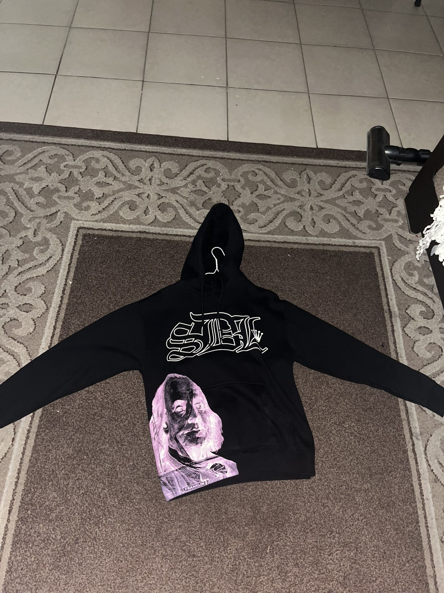 medium pink SDL hoodie