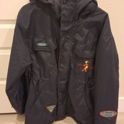  Men's Vintage The Disney Store Tigger Insulated Hooded Jacket - Size Small 