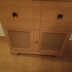 Antique Radio And Record Player