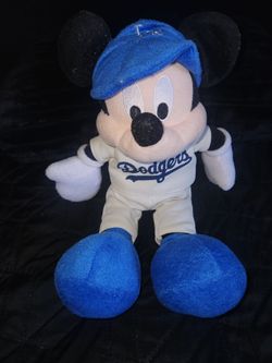 Vintage Disney Mickey Mouse Dodgers plush