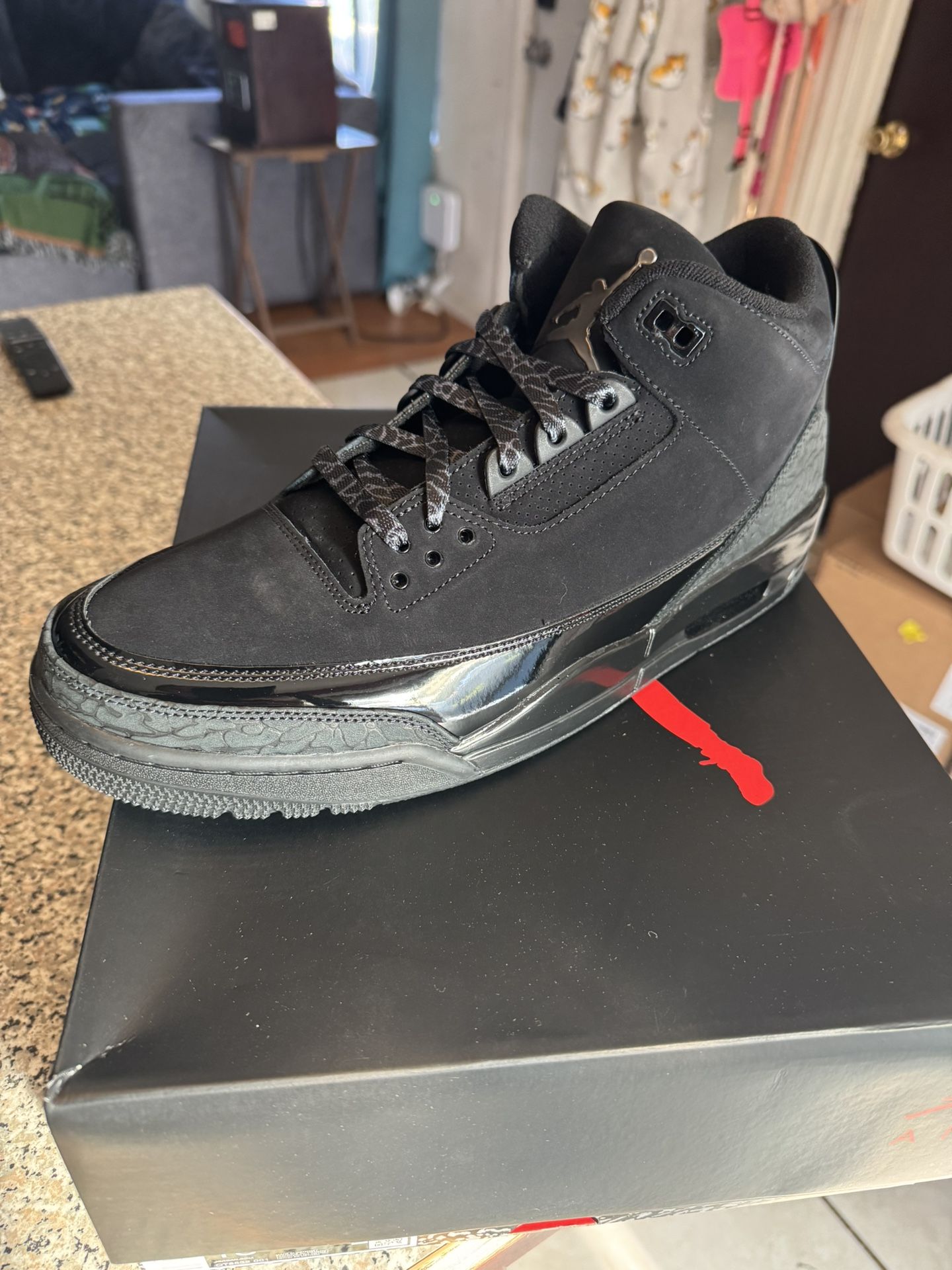 New Ds Jordan 3 “black Cats” Size 12 And 13