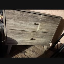 Wood Nightstand