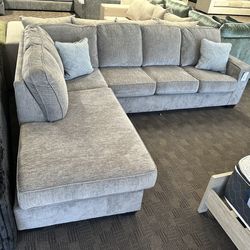 Light gray modern sectional