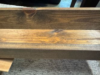 FREE | 96” Dark Walnut Gallery Picture Ledge