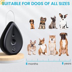 MODUS Automatic Anti Barking Device Indoor Barking Control Device 3 Modes AI Recognition Tech and Irregular Ultrasound Frequency to Stop Dogs from Bar