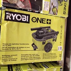 Ryobi 18V ONE+ 6-Gallon Wet/Dry Vacuum Kit