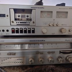 Marantz Stereo Receiver & Tape Deck SR3100 SD1015