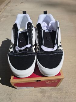 Vans Checkerboard Low-Top Sneakers with Box