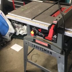 Craftsman Table Saw 3.0 Horsepower Needs A Blade 175 Or Best Offer