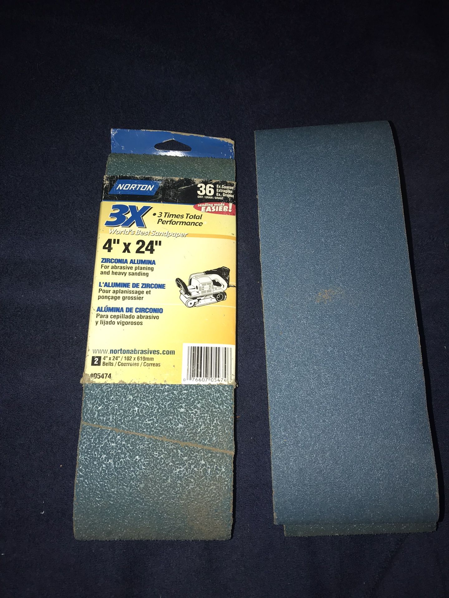 4”x24” Sandpaper Belt  For A Belt Sander!! $10